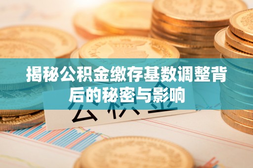 库尔勒揭秘公积金缴存基数调整背后的秘密与影响